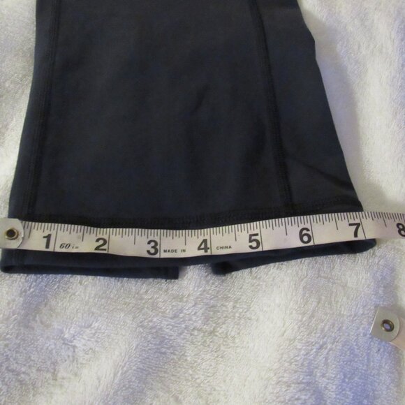 Lululemon Older Leggings Black/Pink  size 6 - Picture 10 of 12